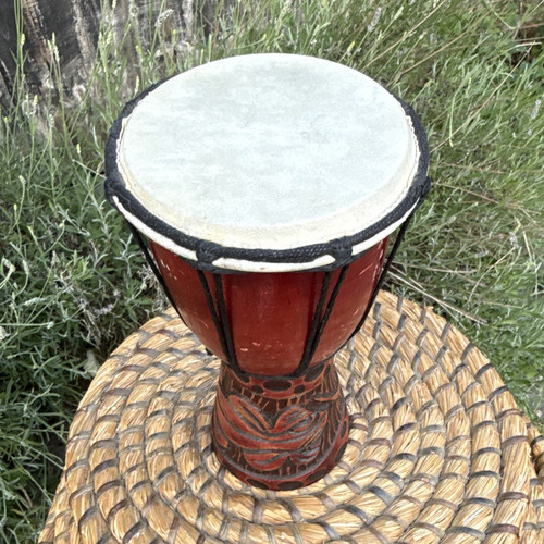 Hand carved wooden - carved, rope-tuned