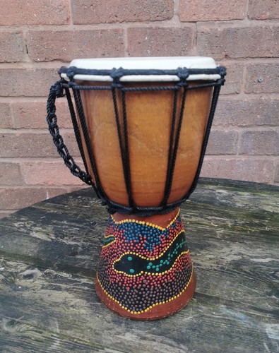 African djembe drum tall - drum, 12"