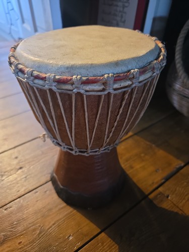 Vintage djembe african drum - vintage,