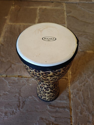 Leopard print djembe drum west - leopard,