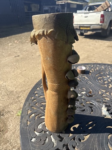 African tribal tall snake skin - african,