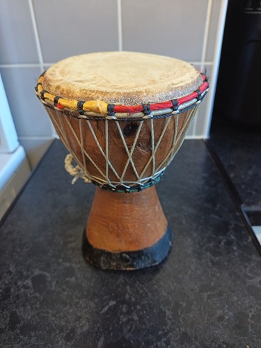 Wooden djembe bongo drum - wooden,