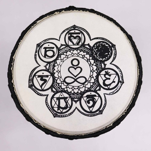 Chakra wide top djembe drum - wide,