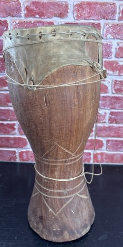 Vintage african djembe - african,