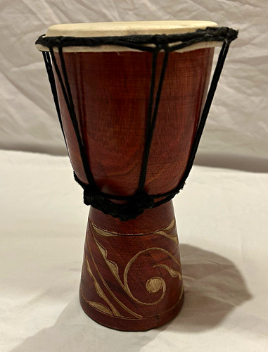 High wooden djembe hand - cm,