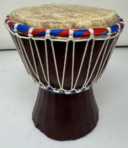 Solid wood hand carved djembe - solid,
