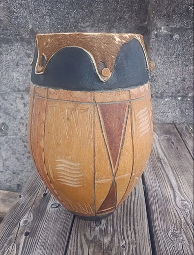 Hand carved wooden african - hand,