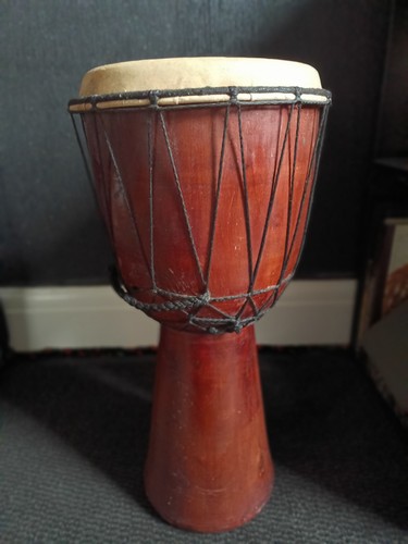 Djembe drum wooden with rope - djembe,