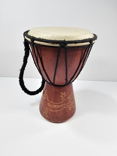 Vintage wooden djembe hand - vintage,